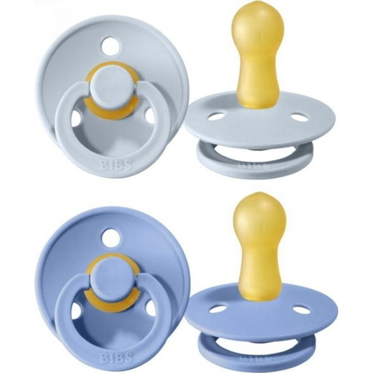 Bibs Smoczek uspokajający 2-Pack S Sky Blue Baby Blue 0m+ Bibs (5110216)